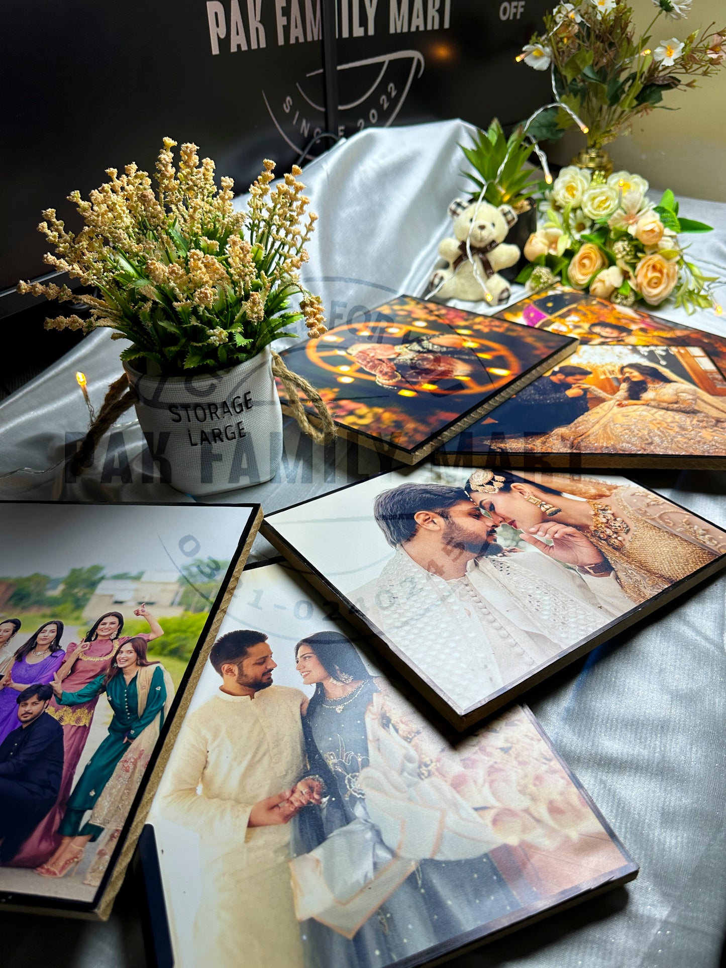 6 Pieces Large Size PHOTO TILES 2599