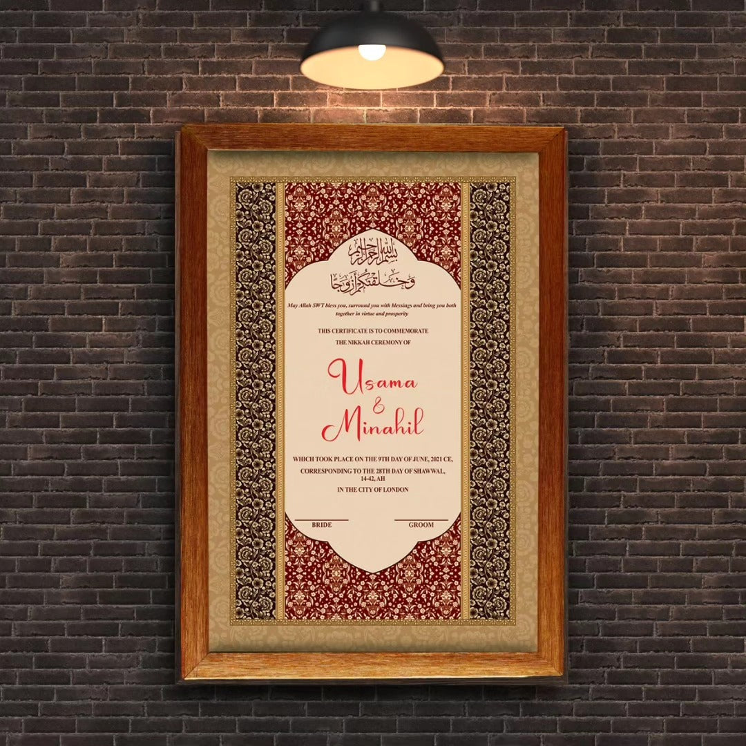 Nikah Frames