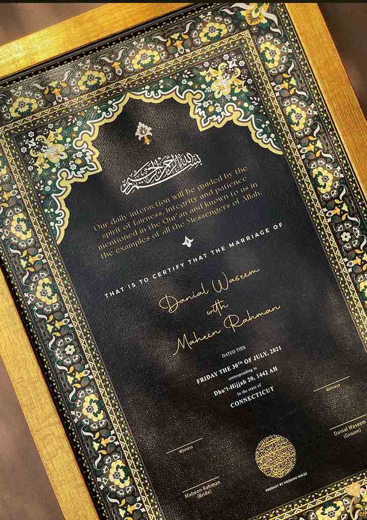 NIKKAH CERTIFICATES