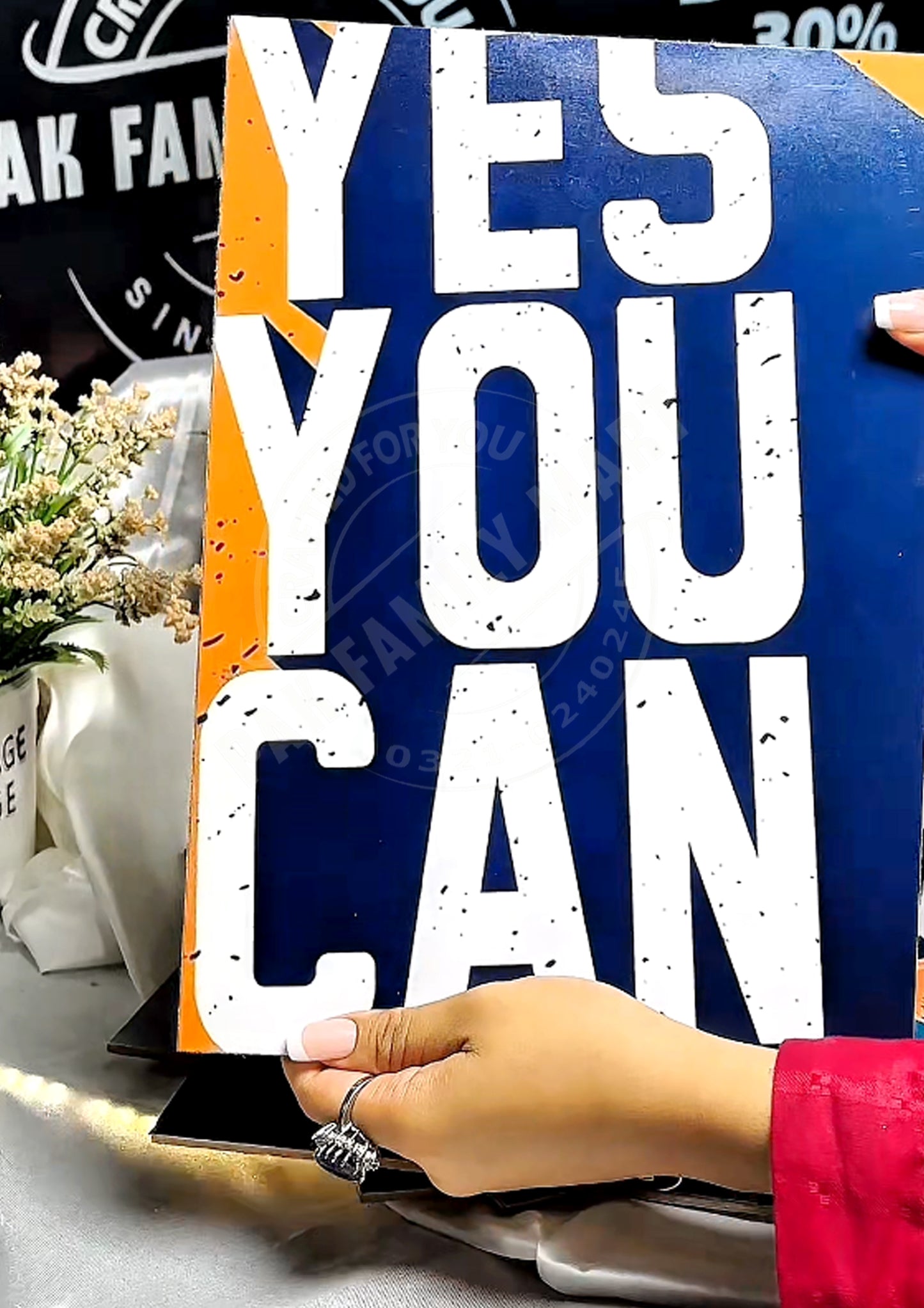 12 Motivational Quote Sticky Tiles (Pak Family Mart)