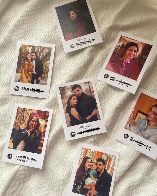 8 Polaroids With Text Written Under Photo