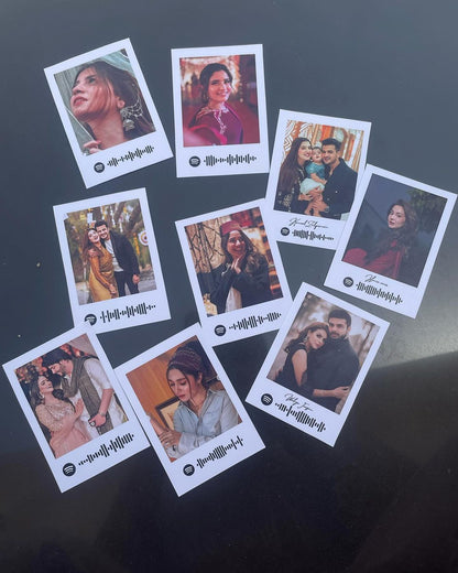 8 Polaroids With Text Written Under Photo