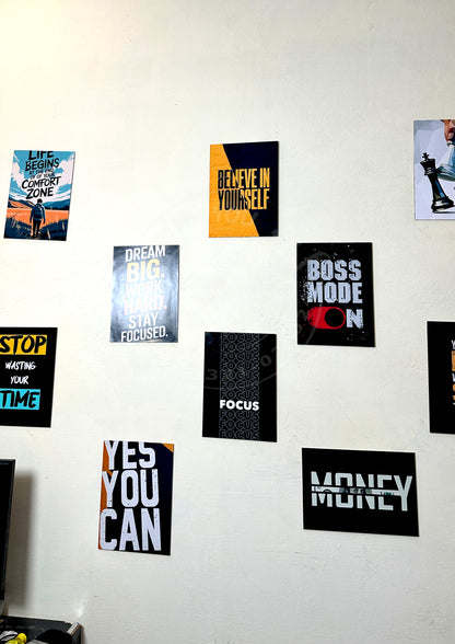 12 Motivational Quote Sticky Tiles (Pak Family Mart)