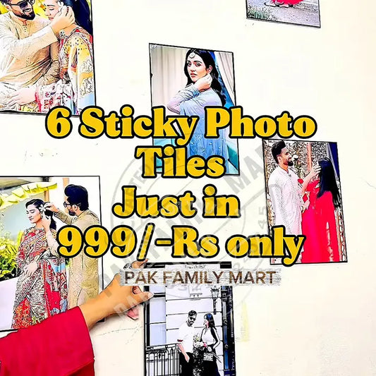 6 Sticky Photo-Tiles Just in 999/-Rs