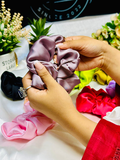 Box of Handmade Silk Scrunchies