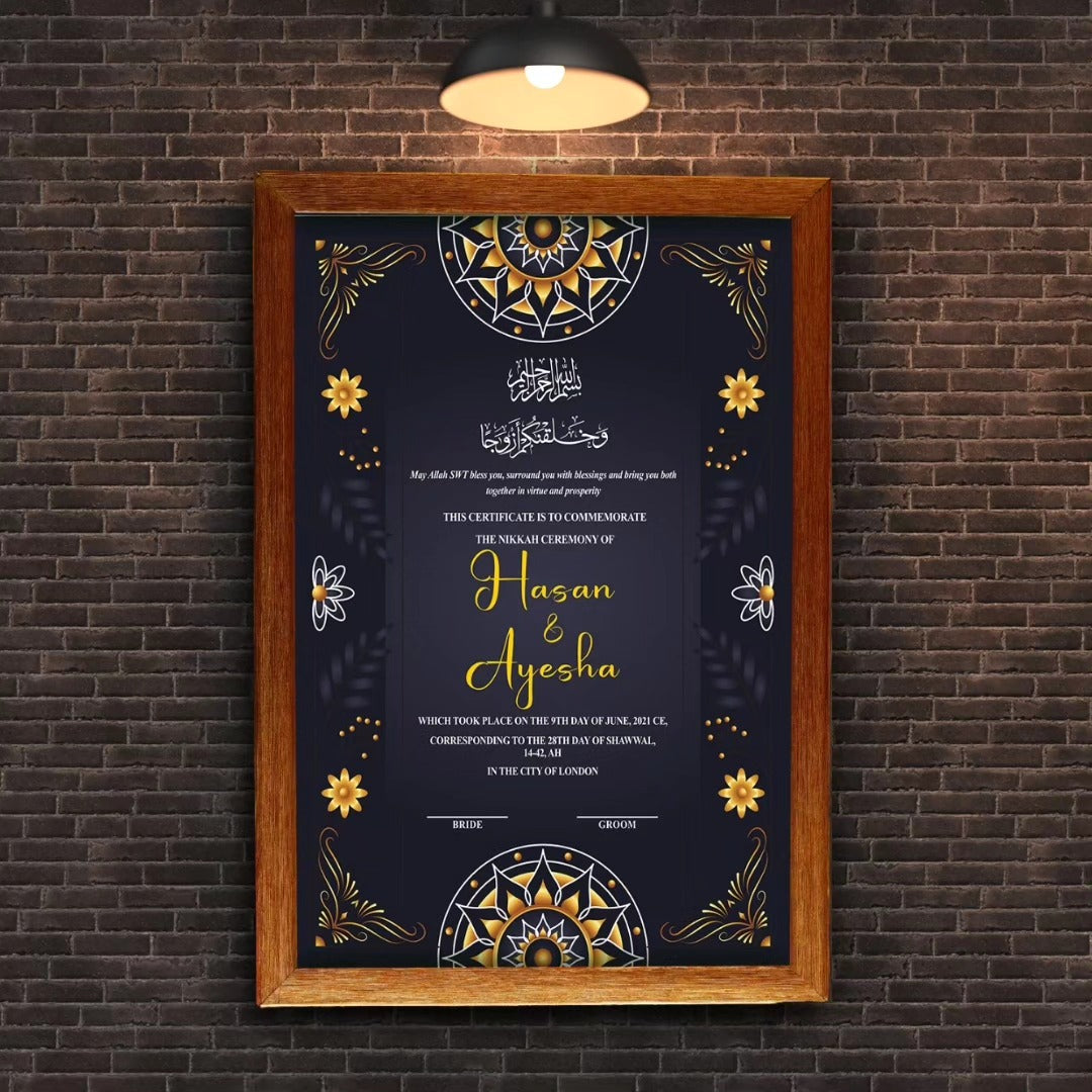 Nikah Frames