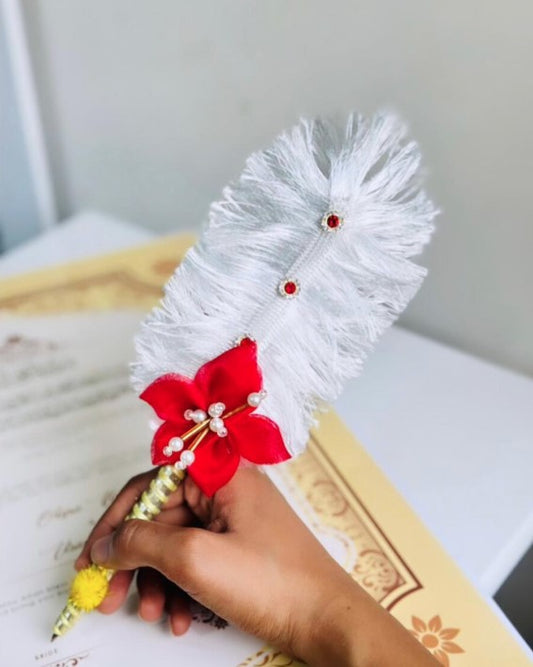 WHITE NIKKAH PEN