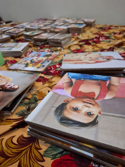 6 Pieces Large Size PHOTO TILES 2599