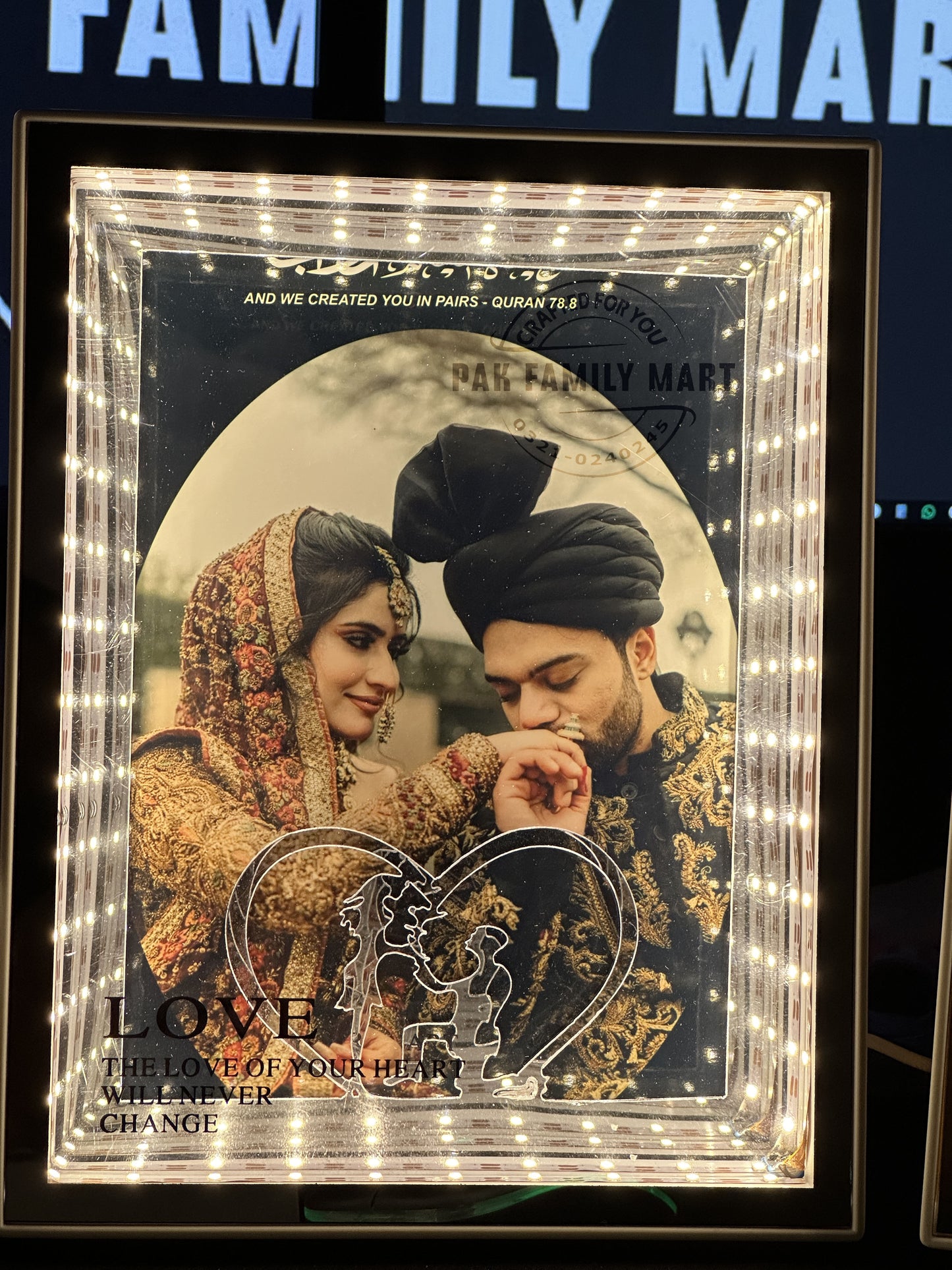 Led 3D Photo Magic Mirror